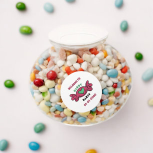 Sticker Rond Candy Party