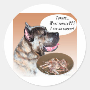 Sticker Rond Canne Corso Turquie