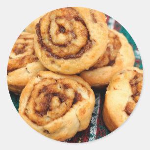 Sticker Rond Cannelle Rolls