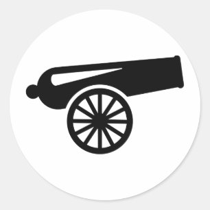 Sticker Rond Cannon