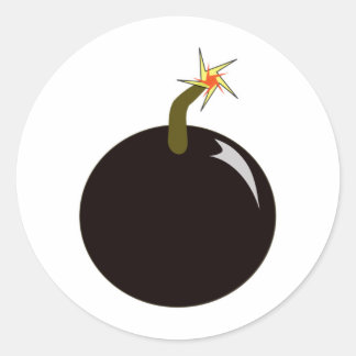 Sticker Rond Cannonball Round Shot Bomb Cannon Ball Pirate