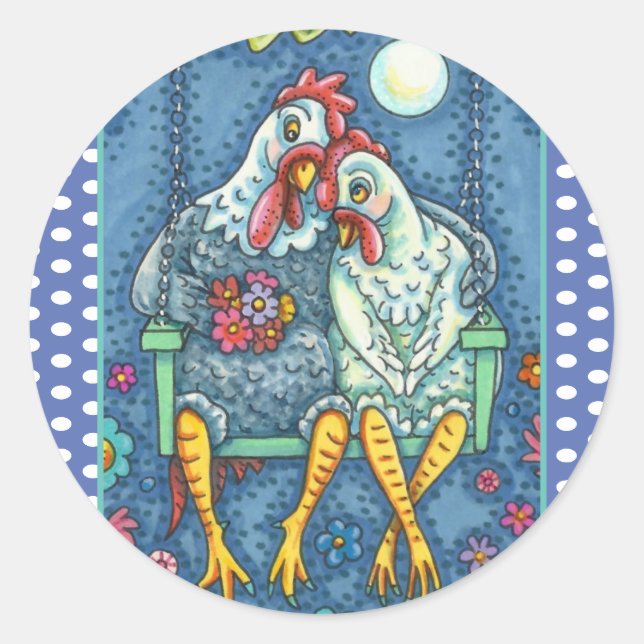 STICKER ROND CANOODLES DE POINTE ROOTTES, PÂTISSERIES DE POULET (Devant)
