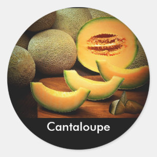 Sticker Rond Cantaloupe