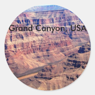 Sticker Rond Canyon grand, Etats-Unis