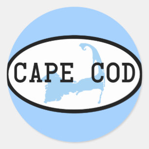 Sticker Rond cape-cod-ovale