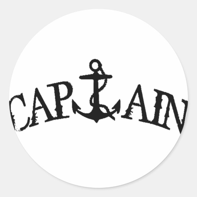 STICKER ROND CAPITAINE (Devant)