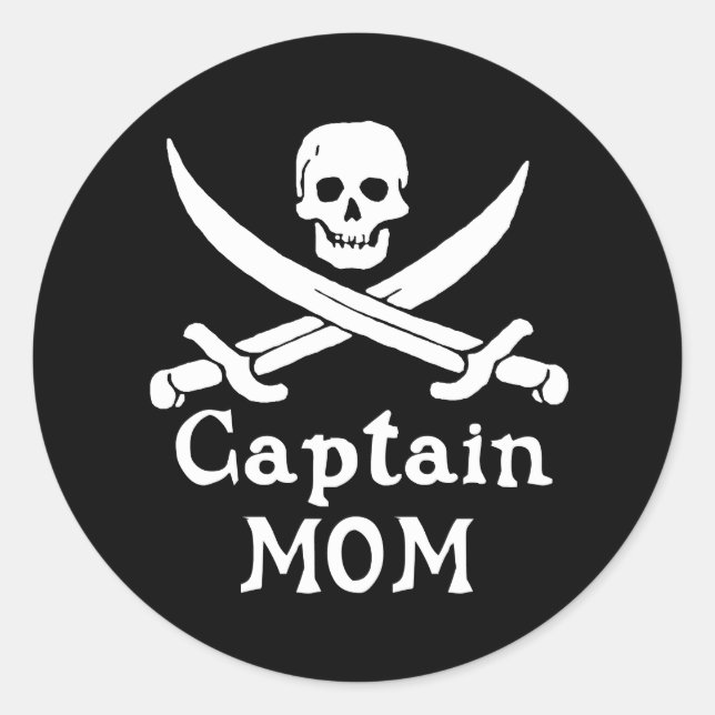 Sticker Rond Capitaine (Devant)