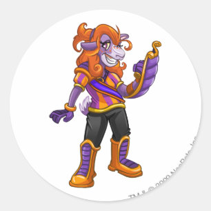 Sticker Rond Capitaine 2 de l'équipe Kreludor