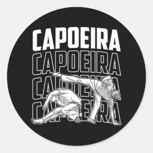 Sticker Rond Capoeira Training Brésil Martial Arts Hobby