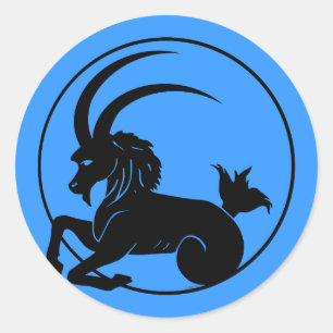 Sticker Rond Capricorne