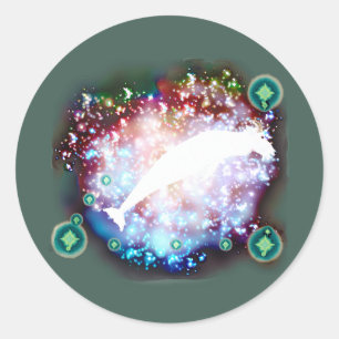 Sticker Rond Capricorne