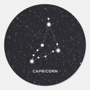 Sticker Rond Capricorne