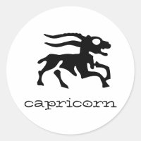 Capricorne en noir