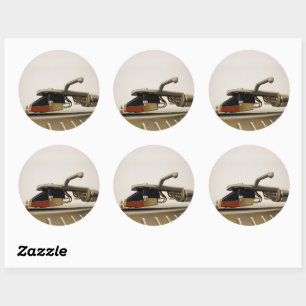 Sticker Rond Capture de macro de cartouche -