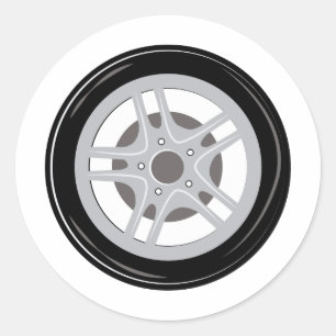Sticker Rond Car