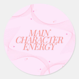 Sticker Rond Caractéristique principale énergie