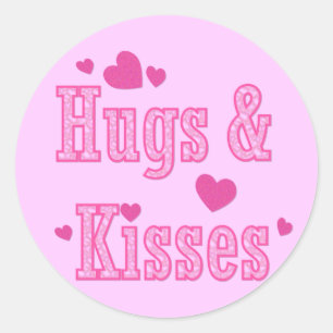 Sticker Rond Caravanes et baisers