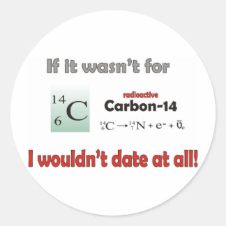 Sticker Rond Carbone 14 Datation