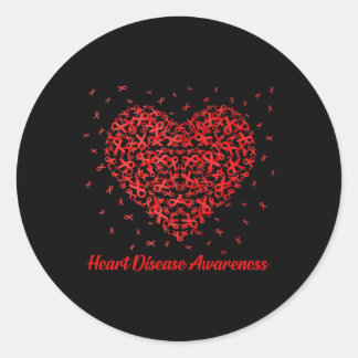 Sticker Rond Carburant rouge Cardiopathie Cadeaux de sensibilis