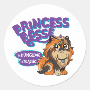 Sticker Rond Carl l'explorateur de donjons Princesse Donut Poss