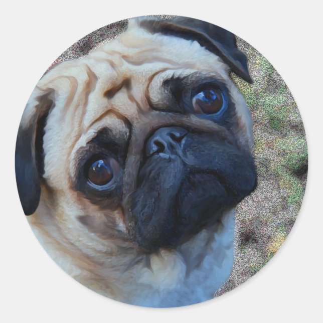 Sticker Rond Carlin d'espoir (Devant)