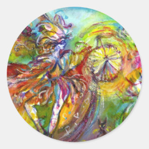 Sticker Rond CARNAVAL/danse ITALIENS, musique, théâtre