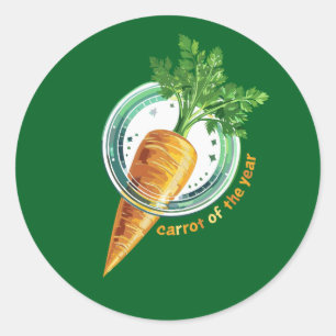 Sticker Rond 🥕 carotte de l'année