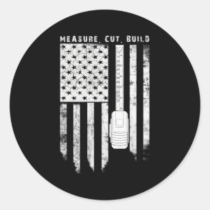 Sticker Rond Carpentier pour