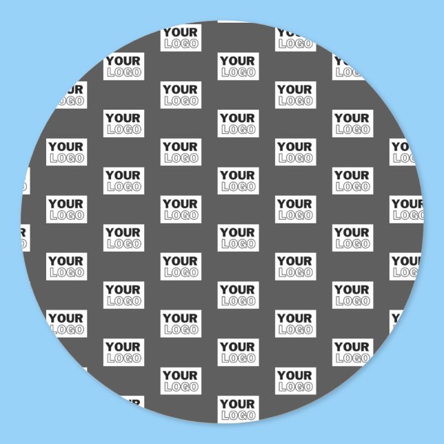 Sticker Rond Carrelage de votre logo de conception d'image ou d (Créateur téléchargé)