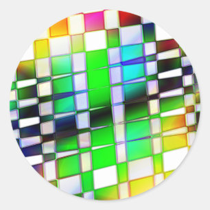Sticker Rond Carrelé
