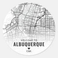 Carte de la ville d'Albuquerque | Bienvenue Mariag