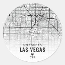 Carte de la ville de Las Vegas | Bienvenue Mariage