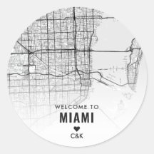 Carte de la ville de Miami | Bienvenue Mariage