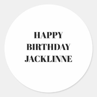 Sticker Rond Carte Joyeux Anniversaire Que Vous Pouvez Utiliser
