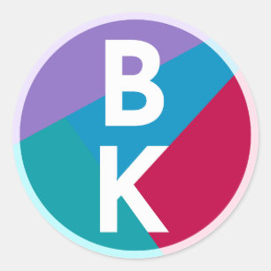 Sticker Rond Carte Logo primée