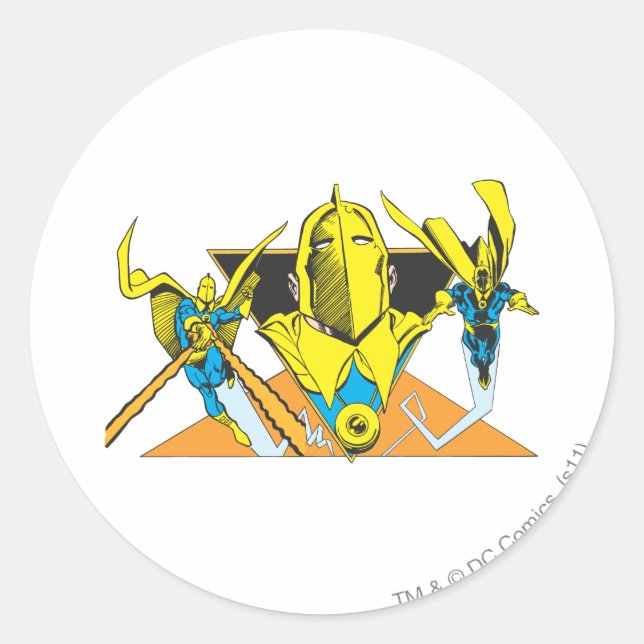 Sticker Rond Casque de destin (Devant)