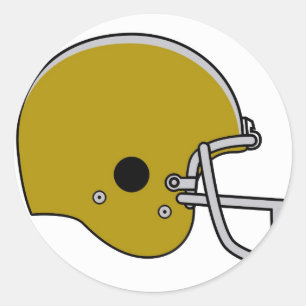 Sticker Rond casque de football