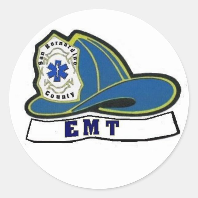 Sticker Rond Casque EMT (Devant)