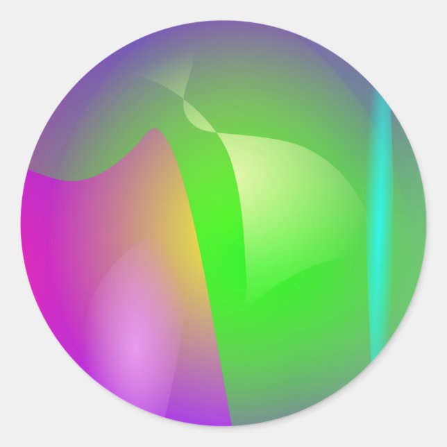 Sticker Rond Casque vert (Devant)