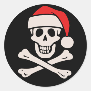 Sticker Rond Casquette n Claus