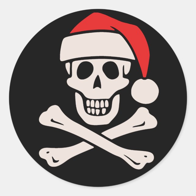 Sticker Rond Casquette n Claus (Devant)