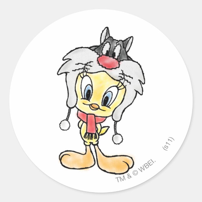 STICKER ROND CASQUETTE SYLVESTER™ (Devant)