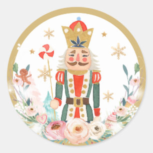 Sticker Rond Casse-Noisette Anniversaire Sugar Plum Fée Terre 