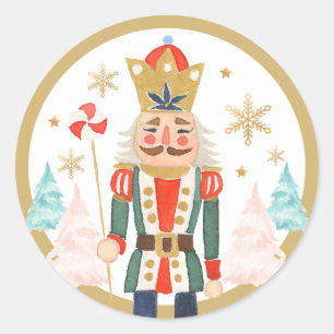 Sticker Rond Casse-Noisette Anniversaire Sugar Plum Fée Terre