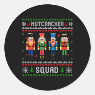 Sticker Rond Casse-Noisette Squad Danse de ballet Noël Correspo