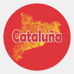 Sticker Rond Catalogne