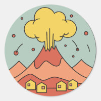 Catastrophe naturelle du volcan
