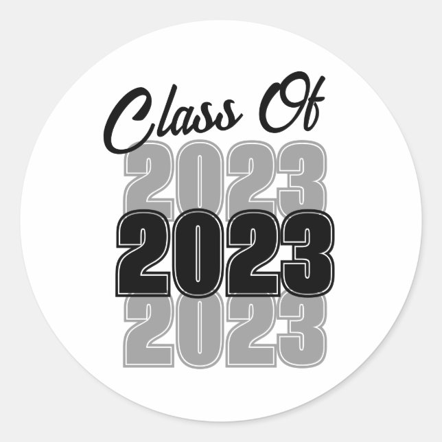 Sticker Rond Catégorie de diplôme (Devant)