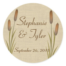 Cattails Burlap