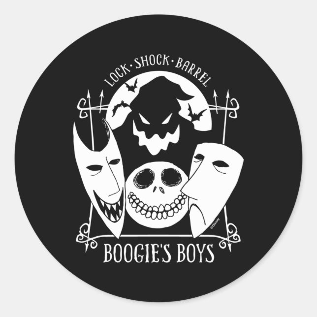 Sticker Rond Cauchemar Avant Les Bogies (Devant)